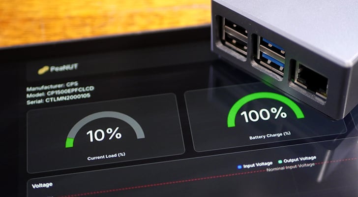 Building a NUT Dashboard with PeaNUT on the Raspberry Pi