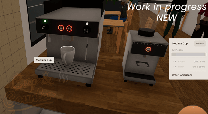 Updated Cup and Counter interface