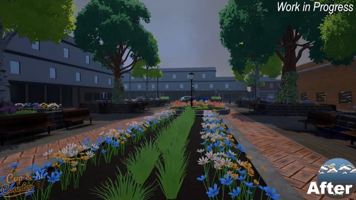 Plaza Improvements After