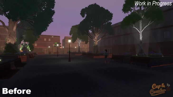 Plaza Improvements Before